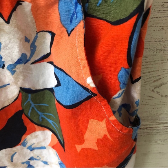 GAP Factory Tropical Floral Linen Dress - Picture 4 of 8